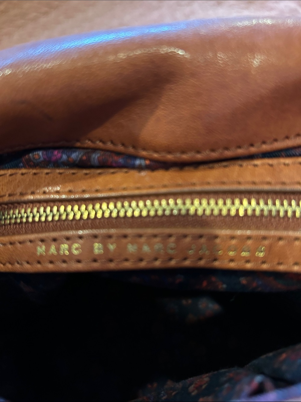 Marc by Marc Jacobs Brown Leather Shoulder Bag - Picture 7 of 10